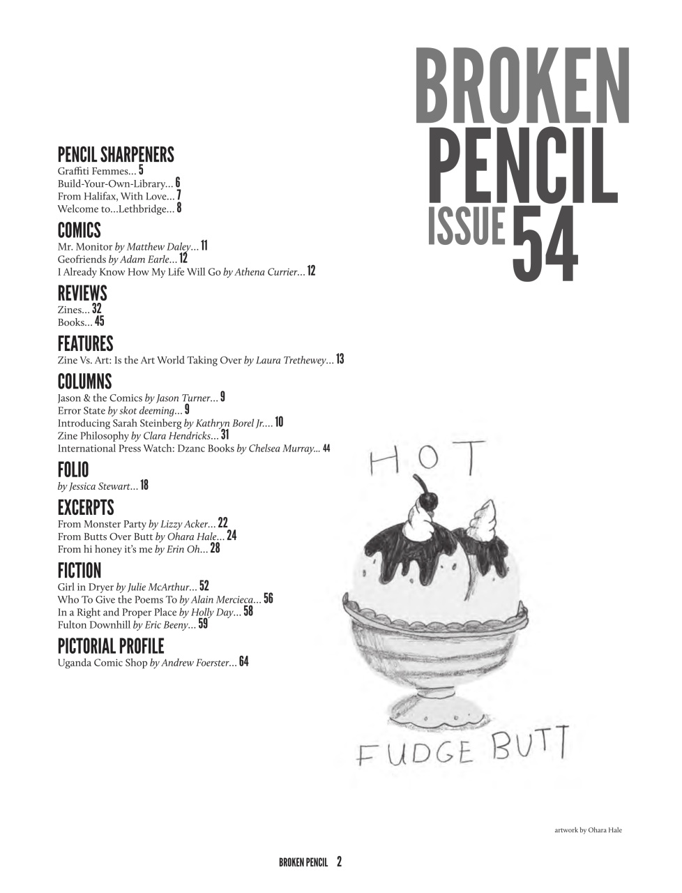 Broken Pencil Preview Pages