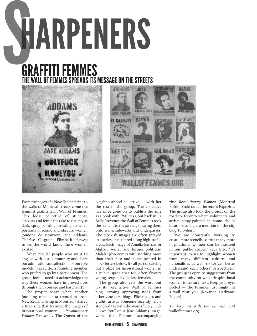 Broken Pencil Preview Pages