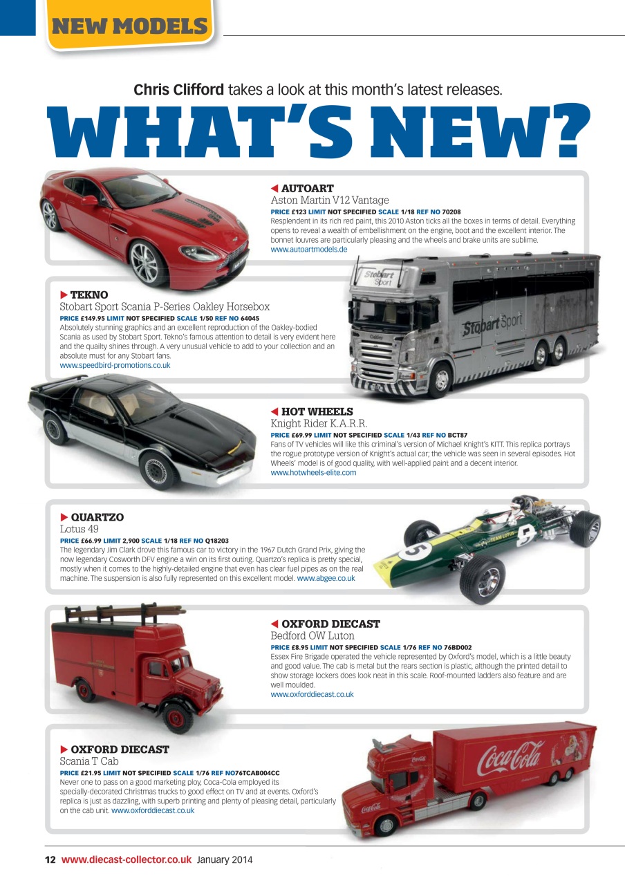 Diecast Collector Preview Pages