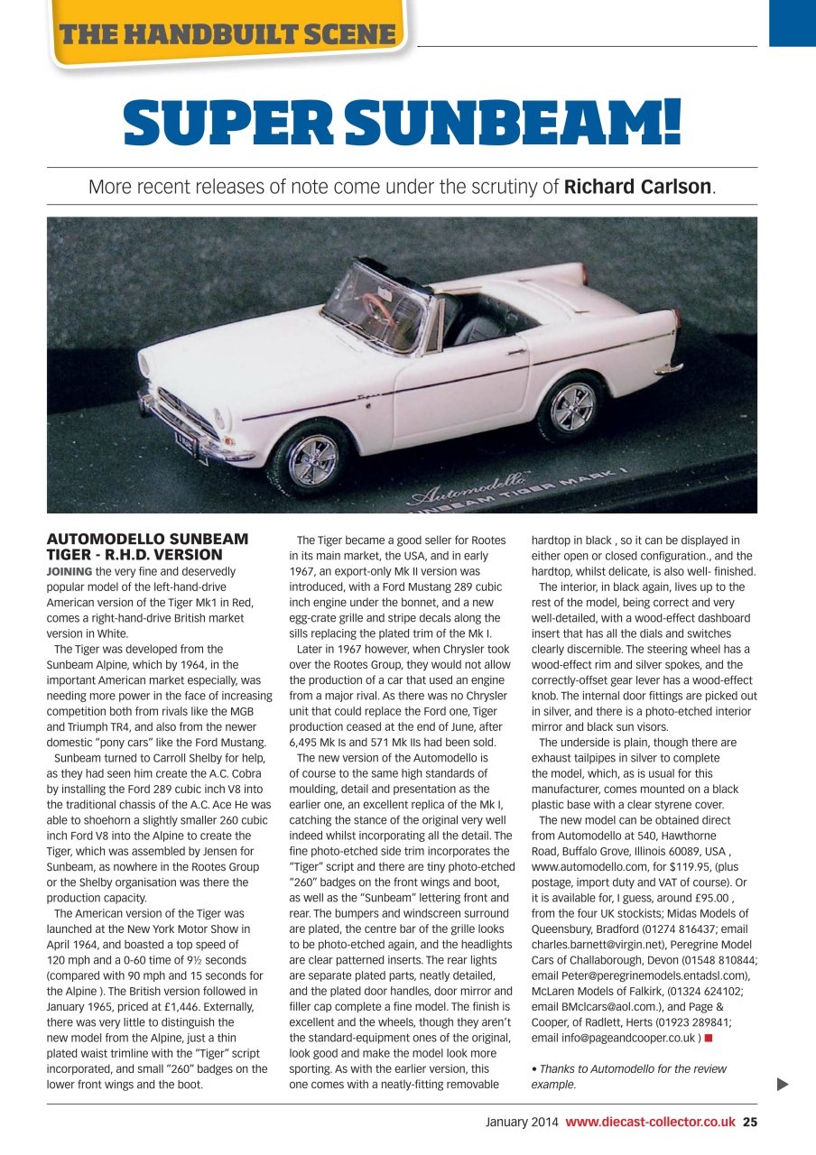 Diecast Collector Preview Pages