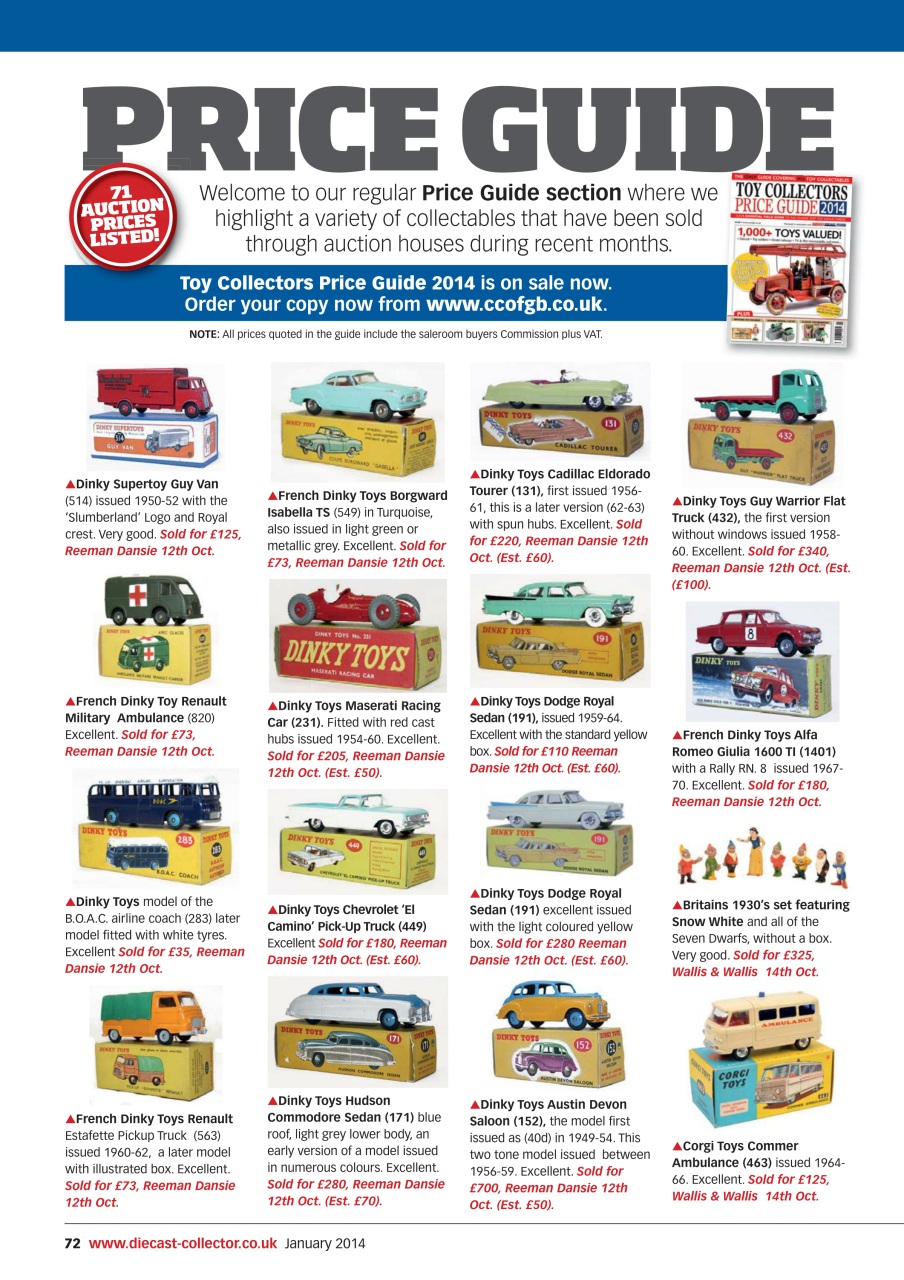 Diecast Collector Preview Pages