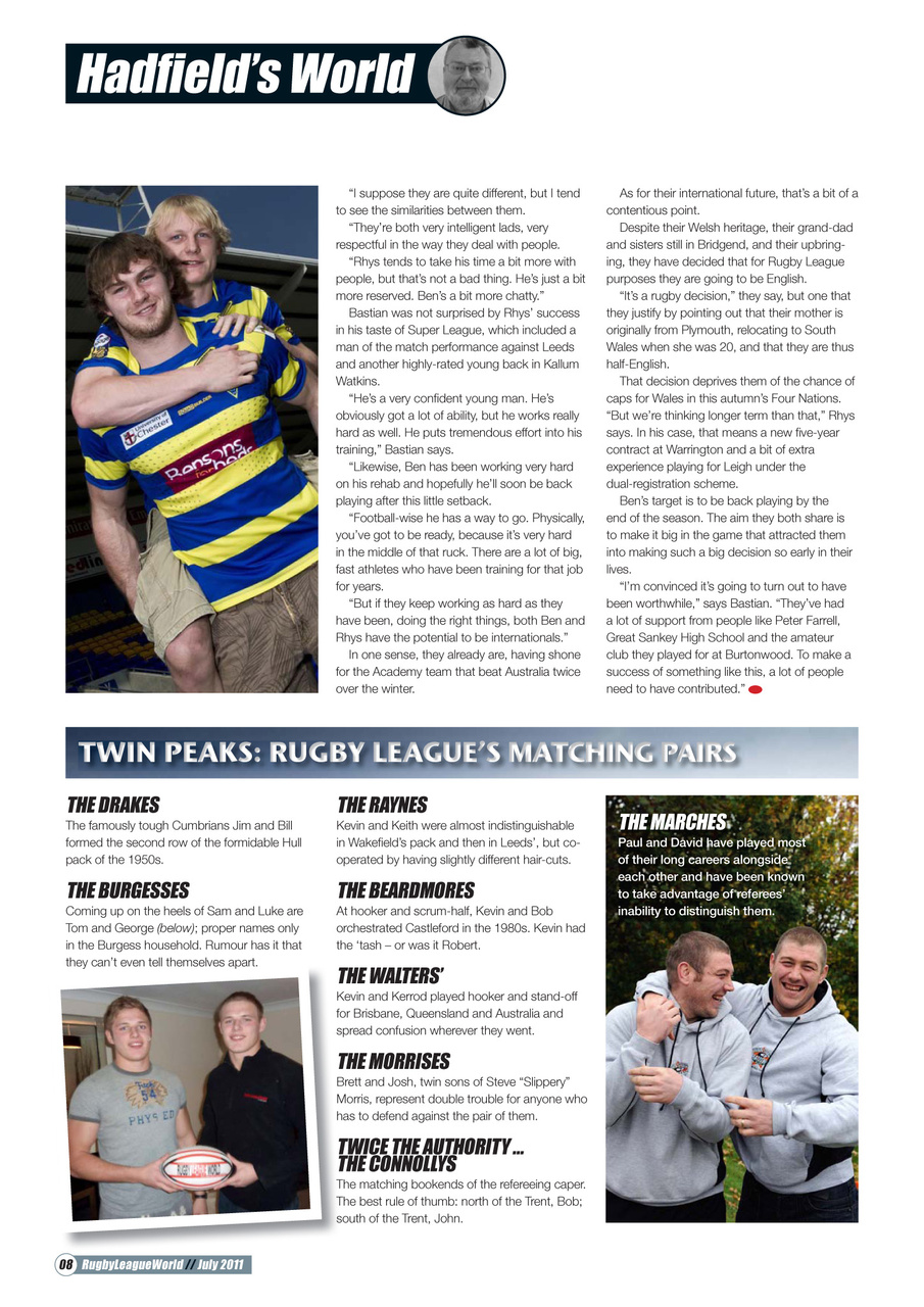 Rugby League World Preview Pages