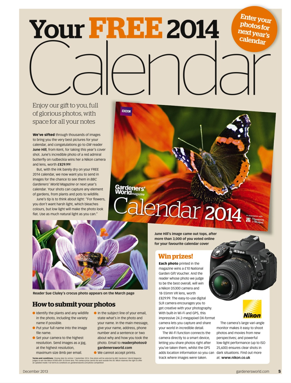 BBC Gardeners’ World Magazine Preview Pages