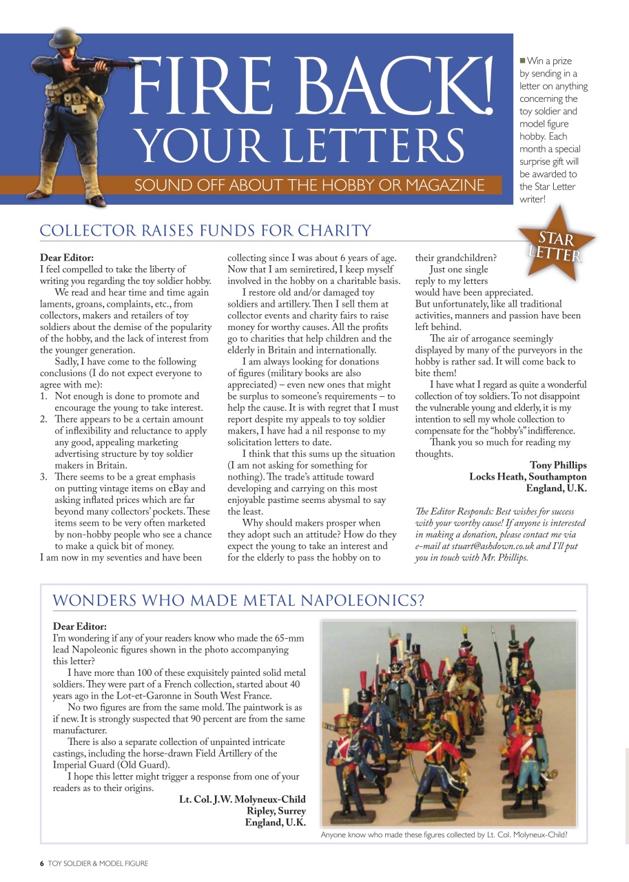 Toy Soldier & Model Figure Preview Pages