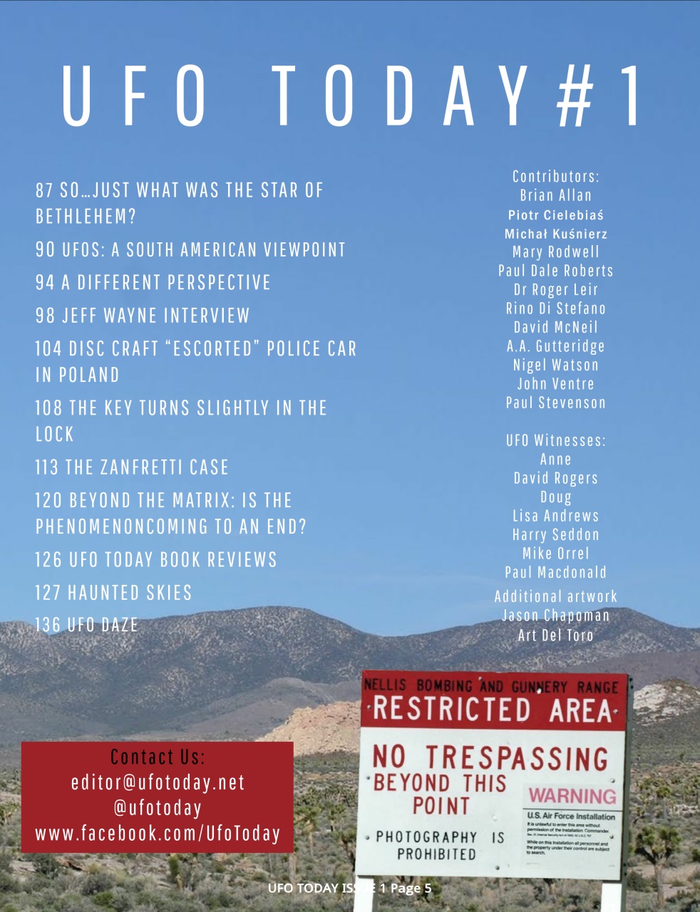 Haunted Magazine Preview Pages