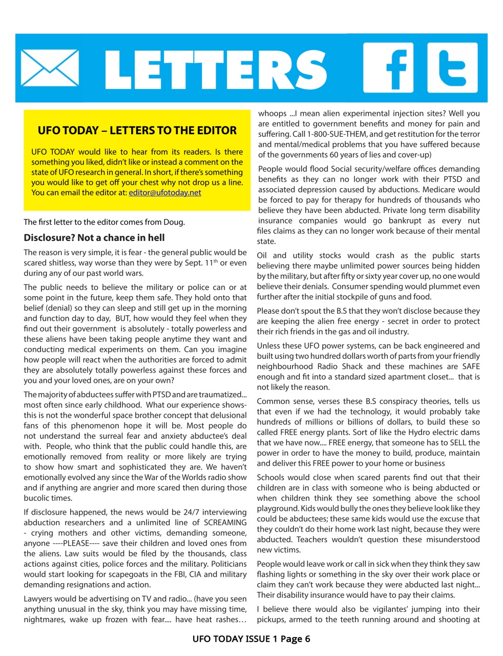 Haunted Magazine Preview Pages