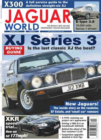 Jaguar World issue XJ Series 3 Buying Guide Sept 10