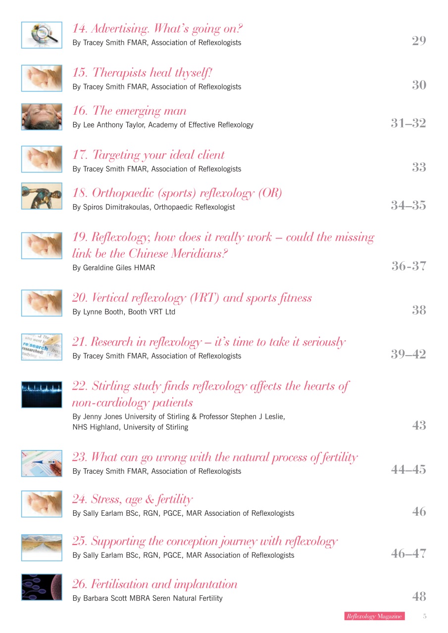 Massage World Preview Pages