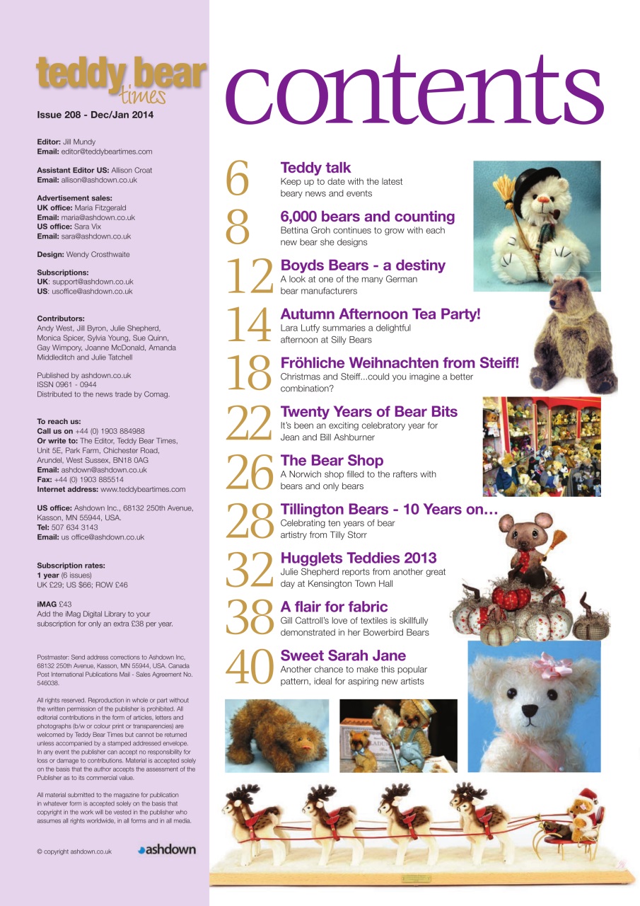 Teddy Bear Times Preview Pages