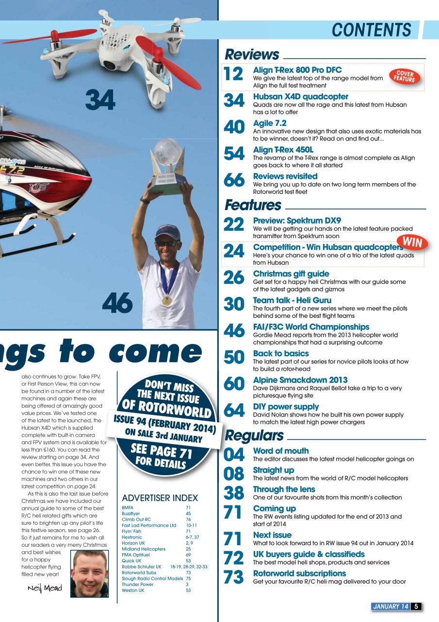 Radio Control Rotor World Preview Pages