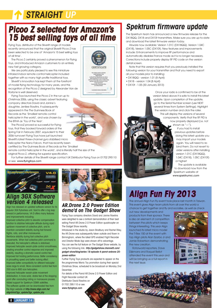 Radio Control Rotor World Preview Pages