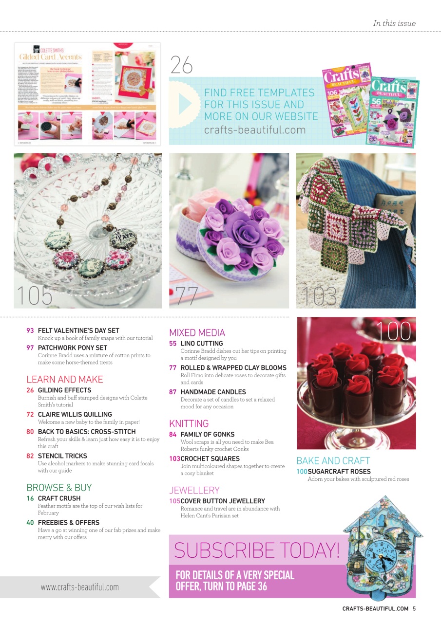 Crafts Beautiful Preview Pages
