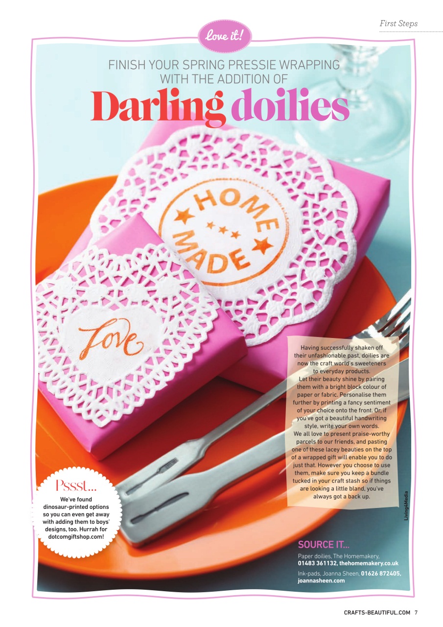 Crafts Beautiful Preview Pages