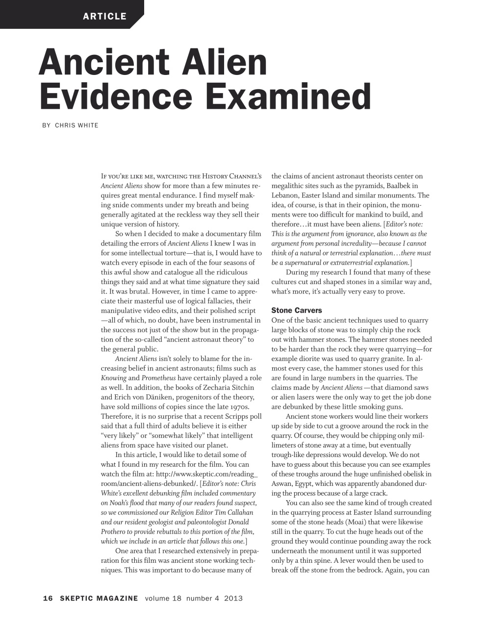 Skeptic Preview Pages