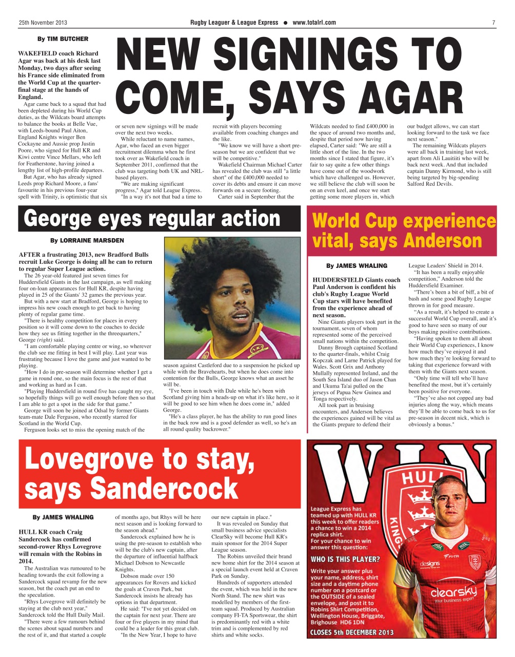 League Express Preview Pages