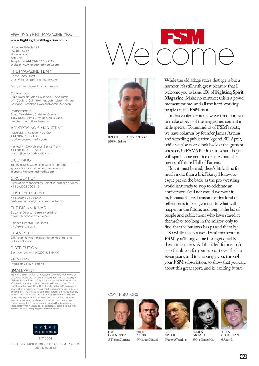 Wrestletalk Magazine Preview Pages