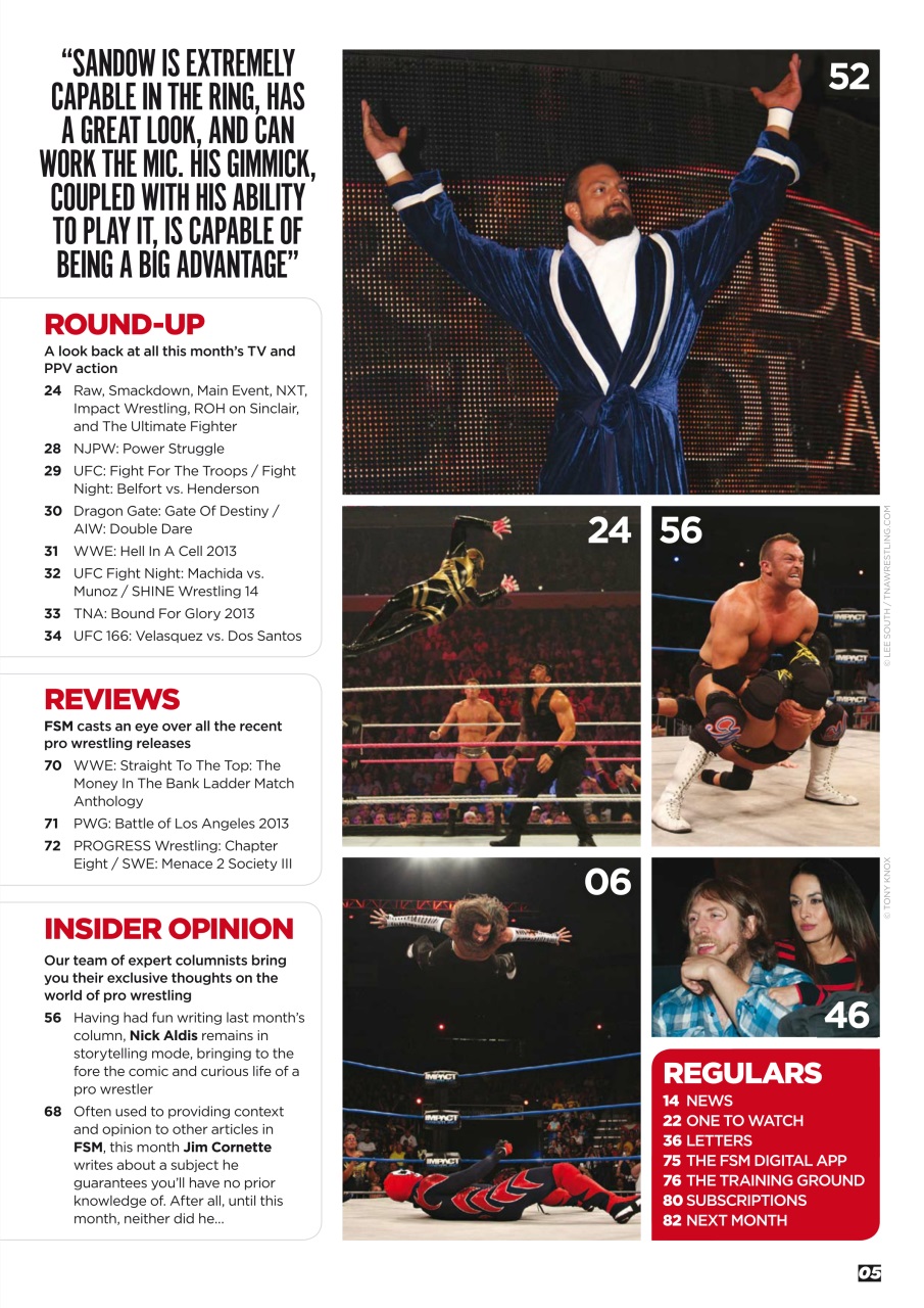 Wrestletalk Magazine Preview Pages