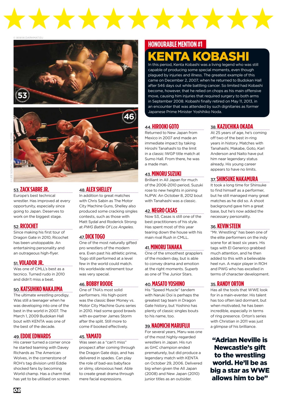 Wrestletalk Magazine Preview Pages