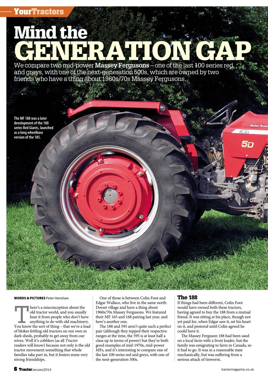 Tractor & Farming Heritage Magazine Preview Pages