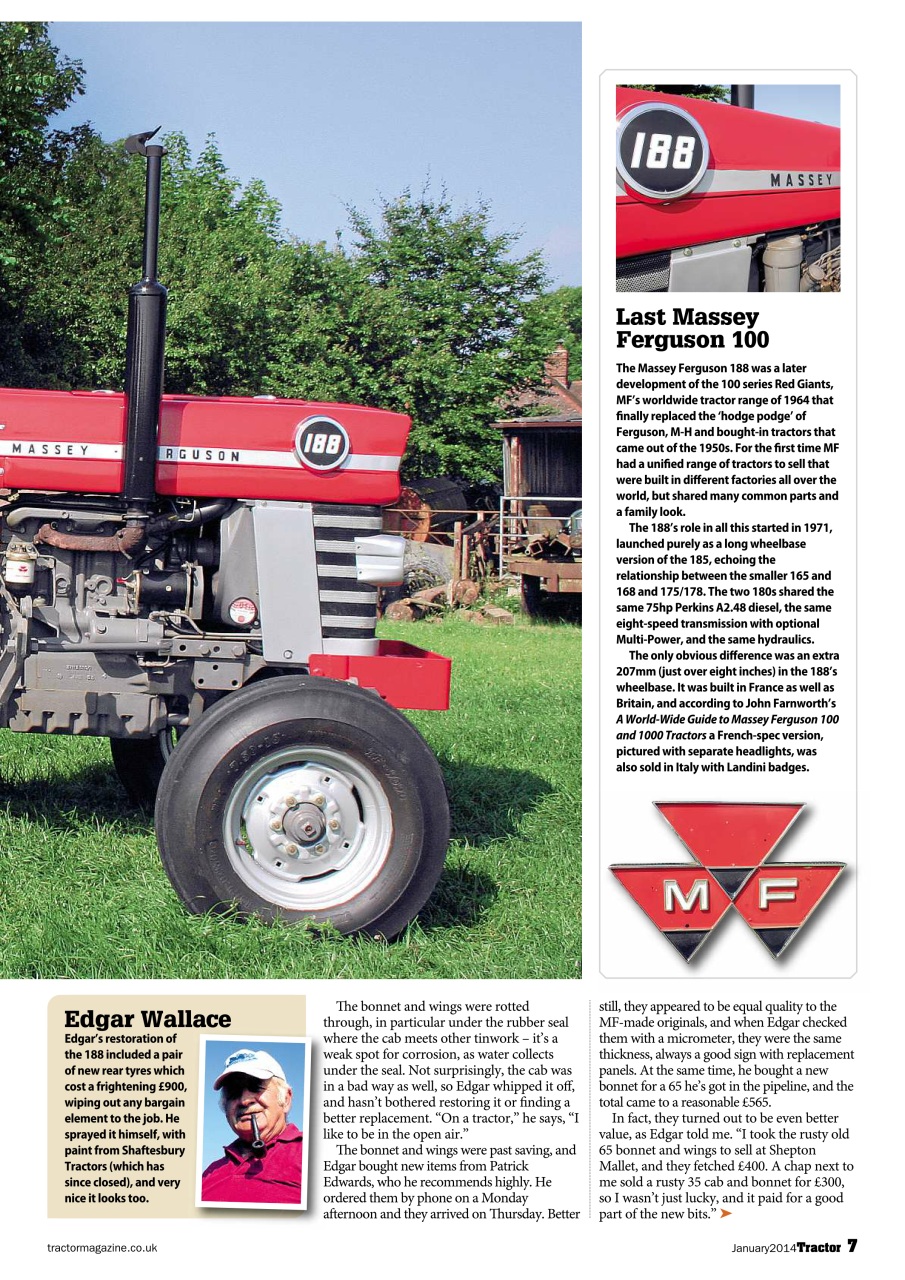 Tractor & Farming Heritage Magazine Preview Pages