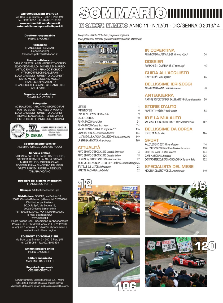 Automobilismo d'Epoca Preview Pages
