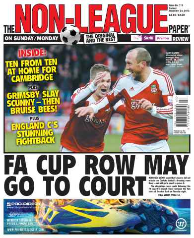 The Non-League Football Paper issue 24th November 2013