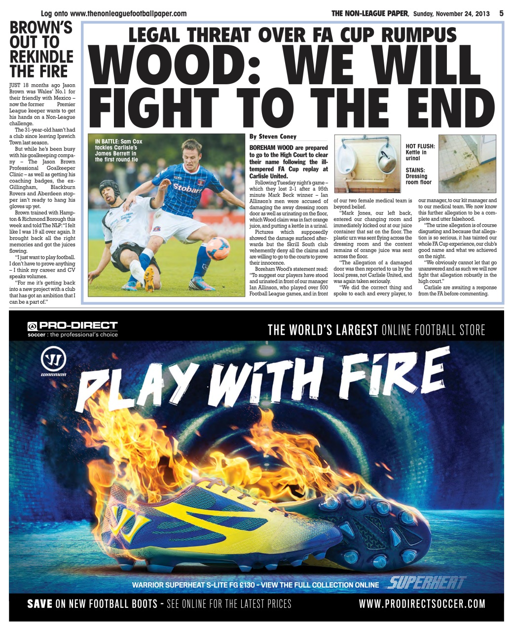 The Non-League Football Paper Preview Pages