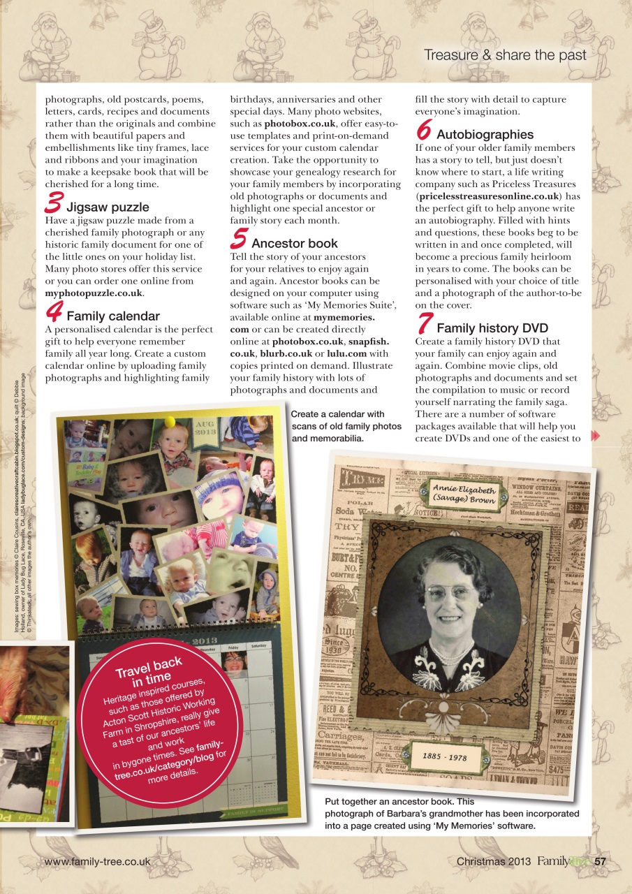 Family Tree Preview Pages