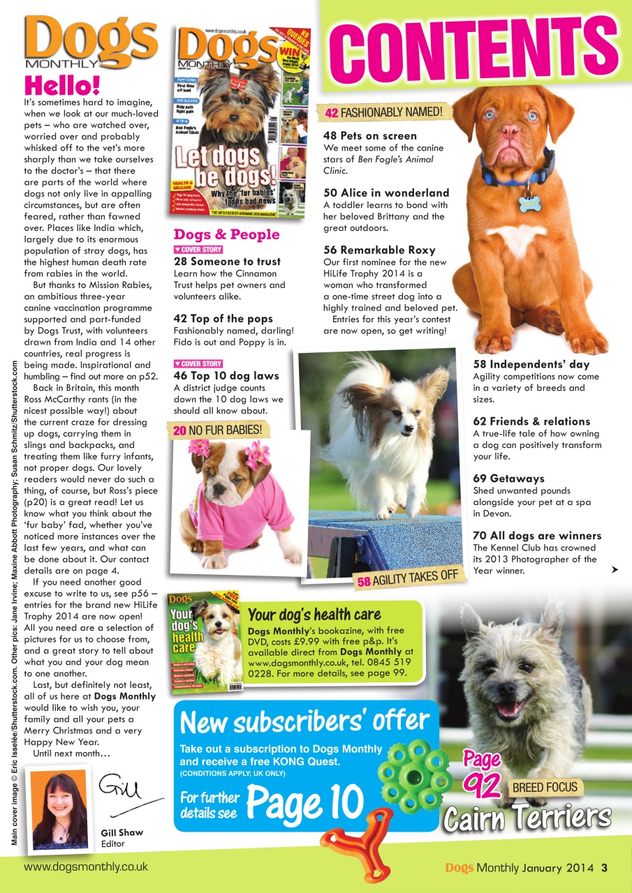 Dogs Monthly Preview Pages