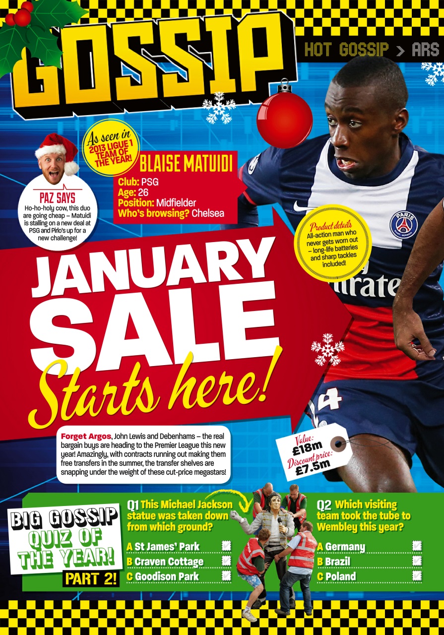 Match of the Day Preview Pages