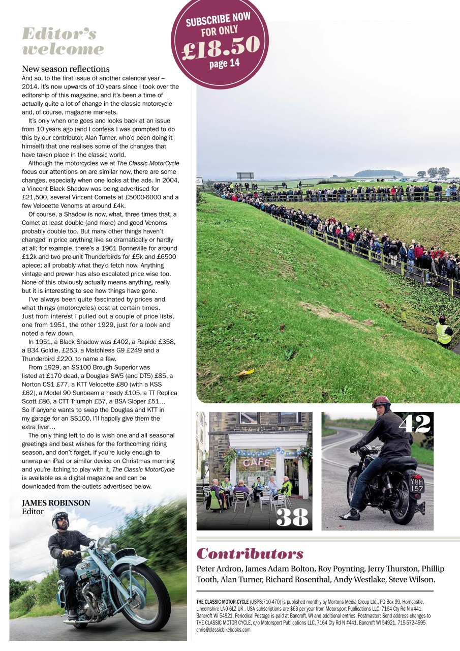 The Classic MotorCycle Preview Pages