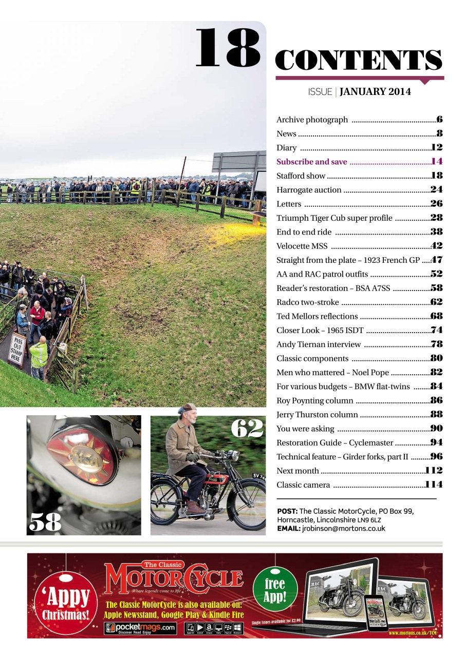 The Classic MotorCycle Preview Pages