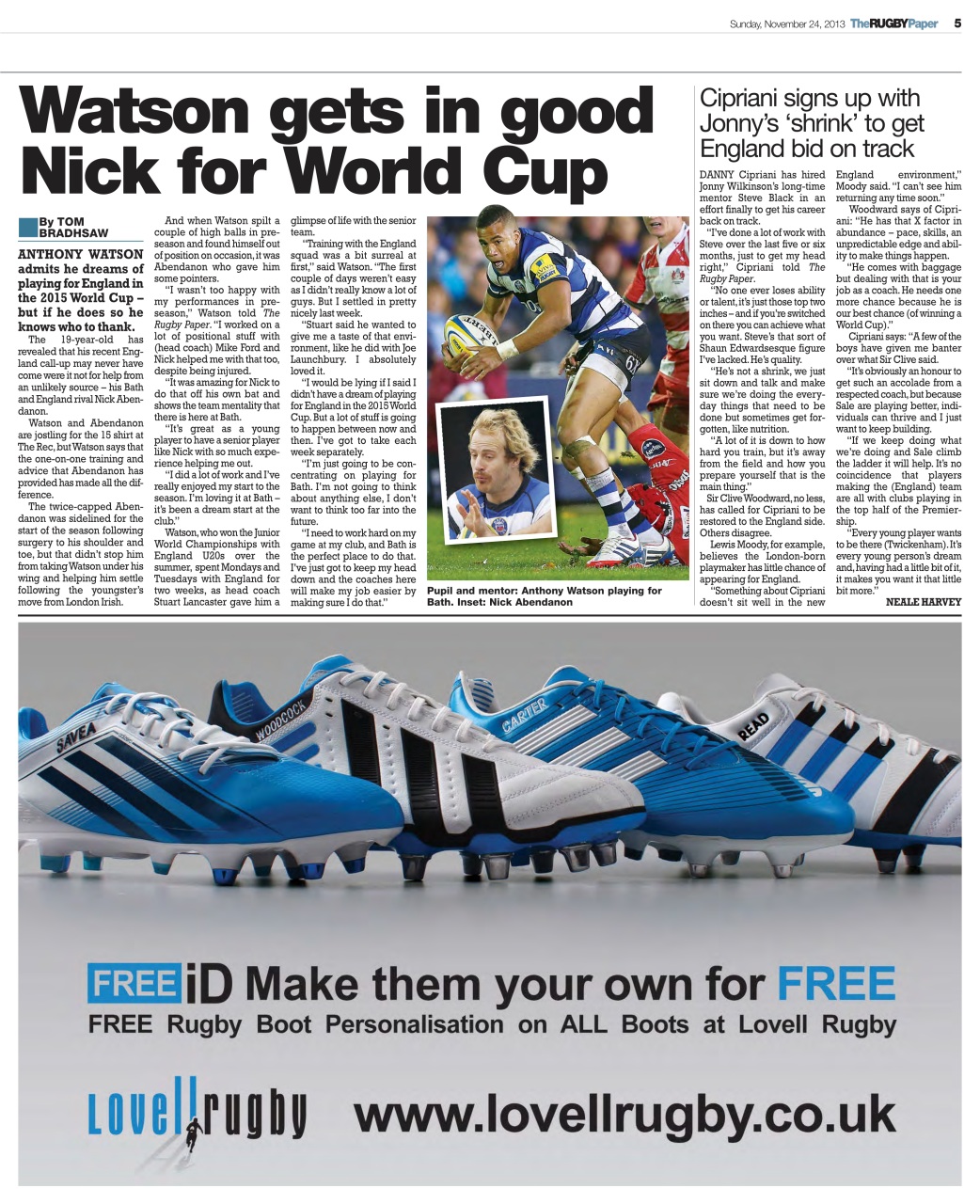 The Rugby Paper Preview Pages