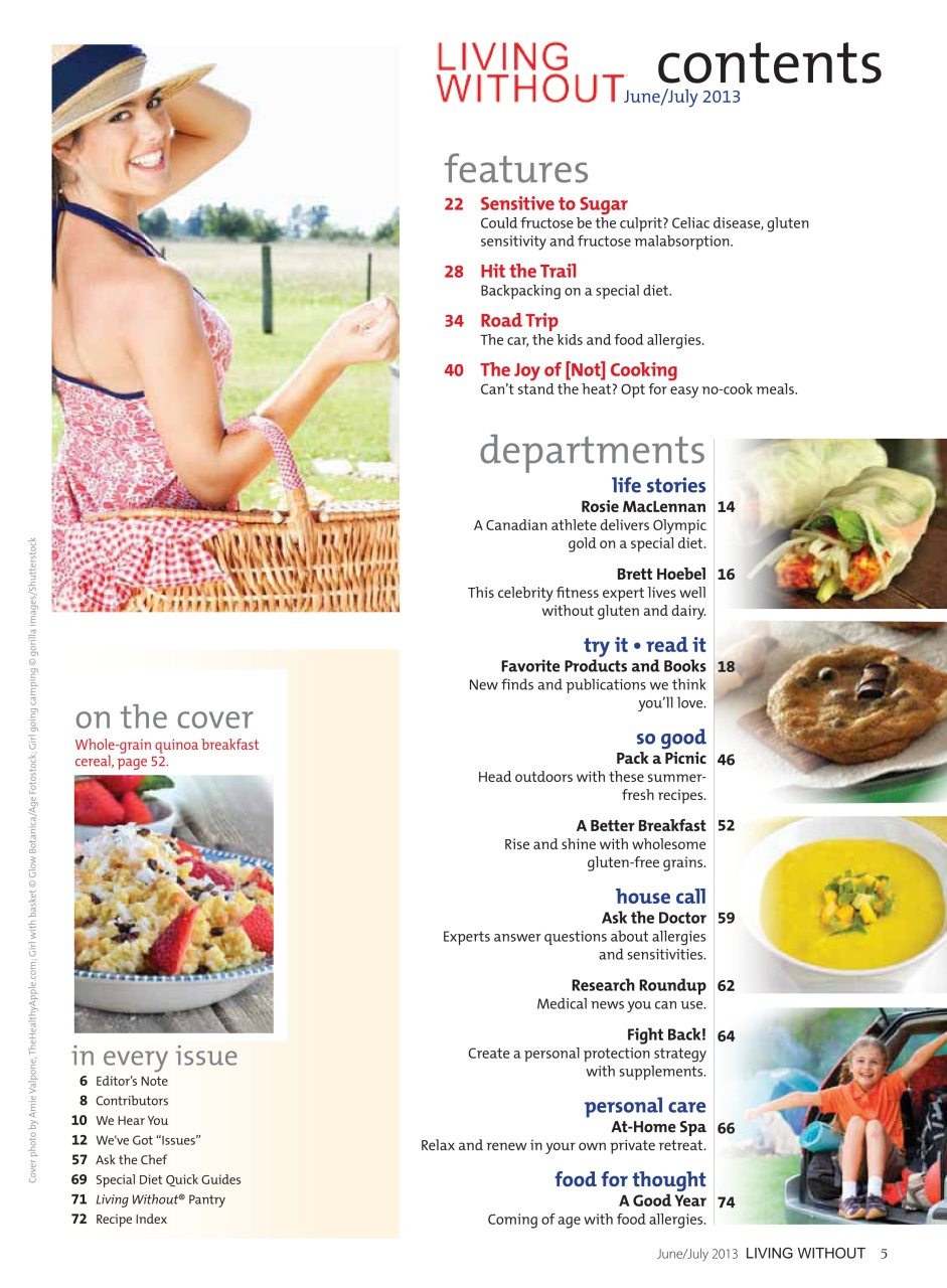 Gluten Free & More Preview Pages