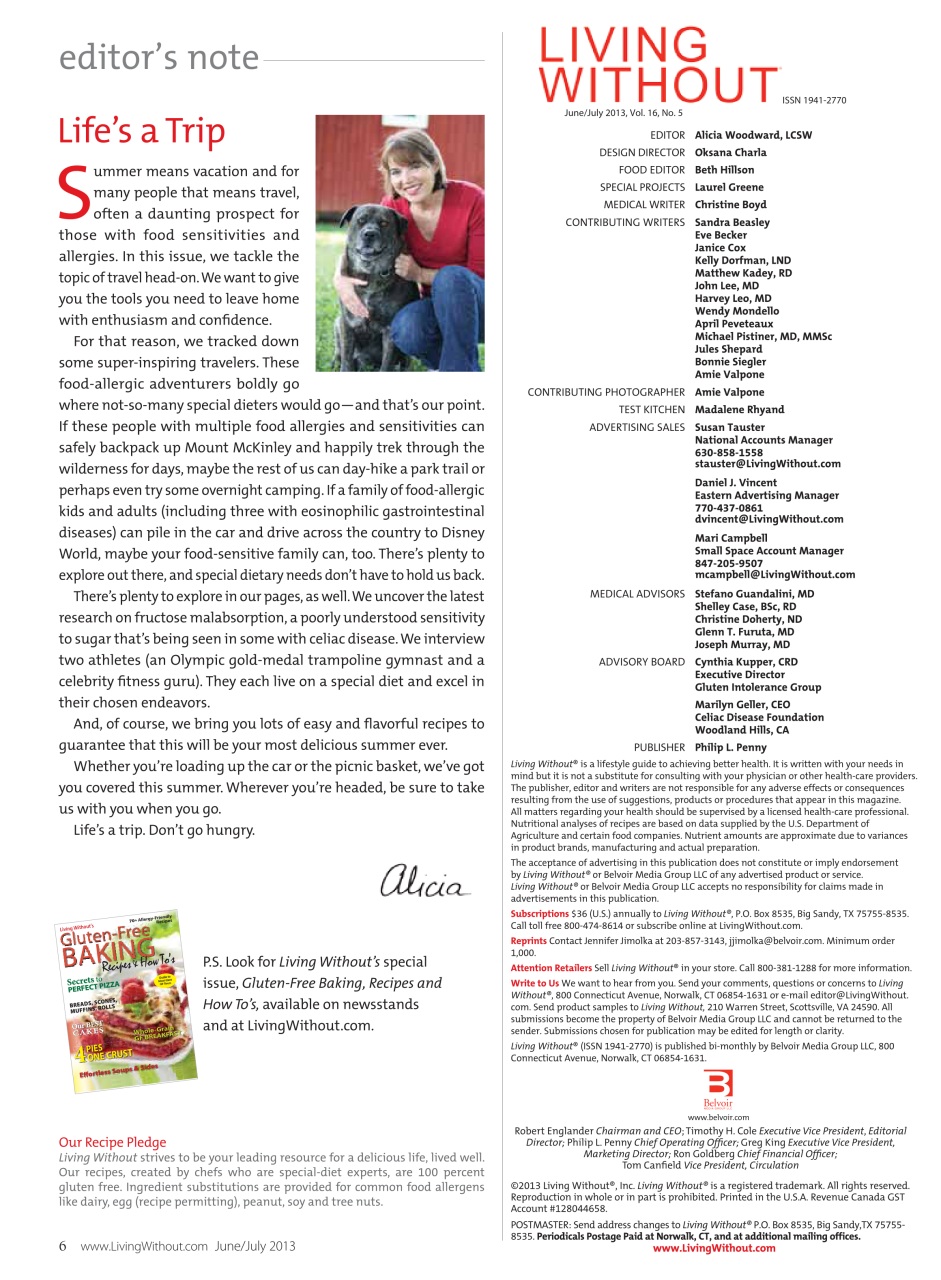 Gluten Free & More Preview Pages