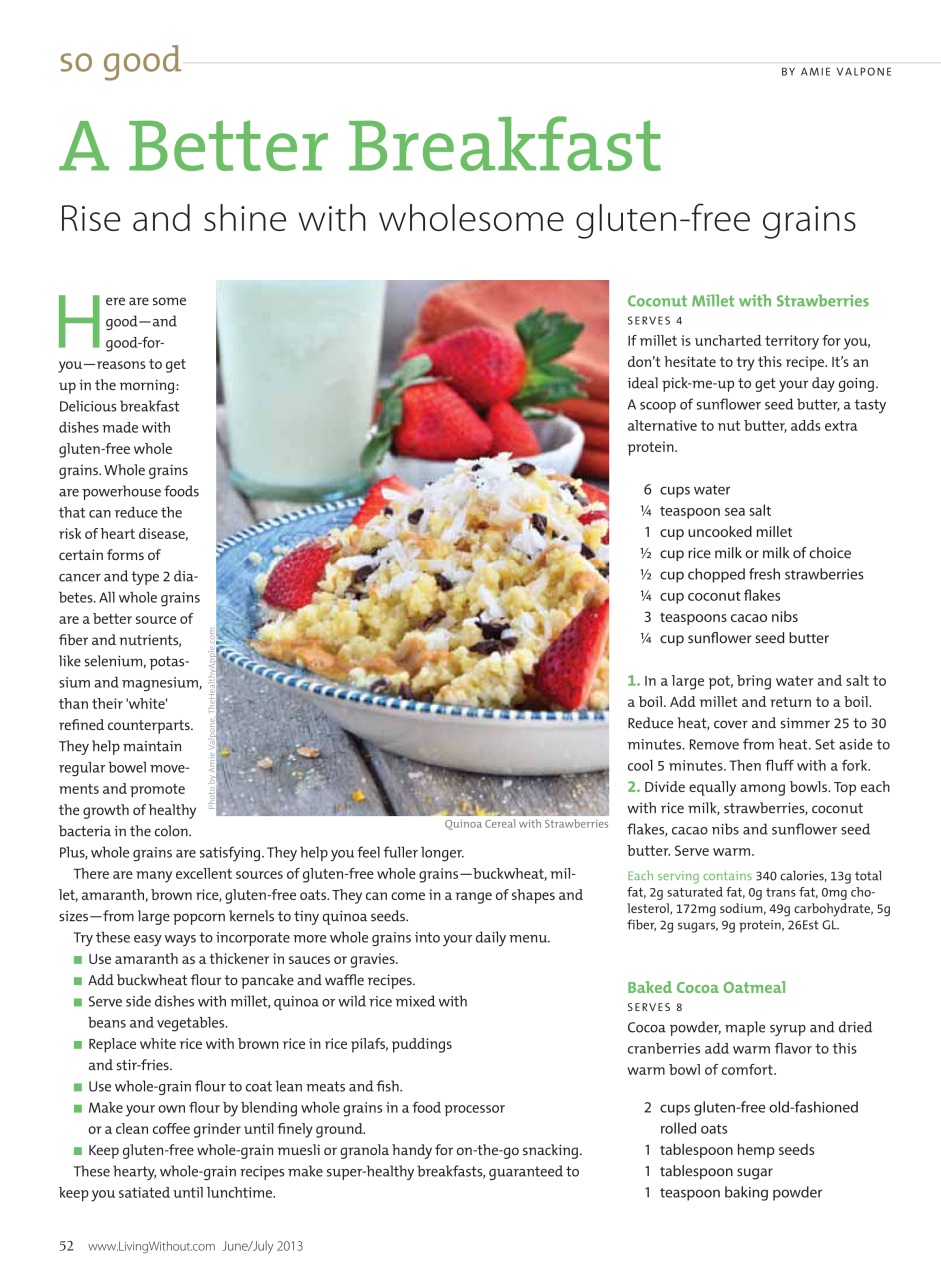 Gluten Free & More Preview Pages