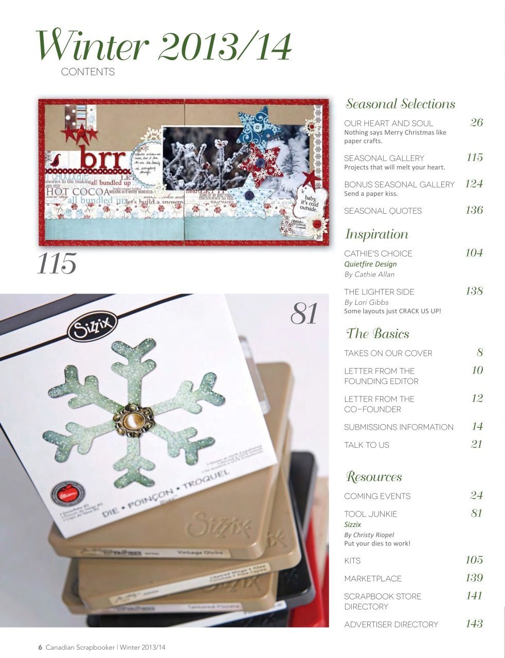 Creative Scrapbooker Preview Pages