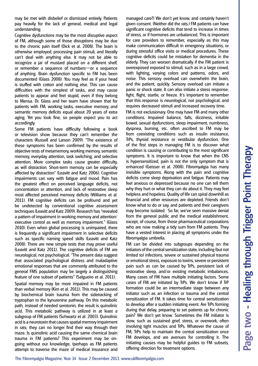 Fibromyalgia Magazine Preview Pages