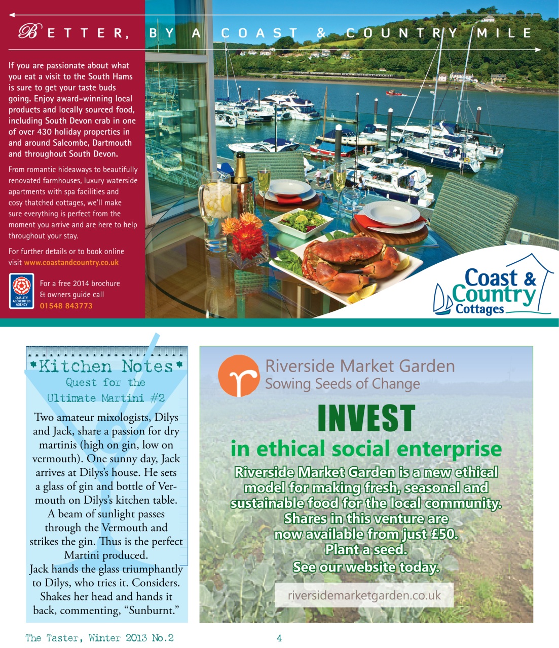 The Taster Magazine Preview Pages