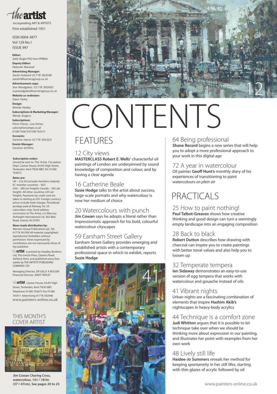 The Artist Preview Pages