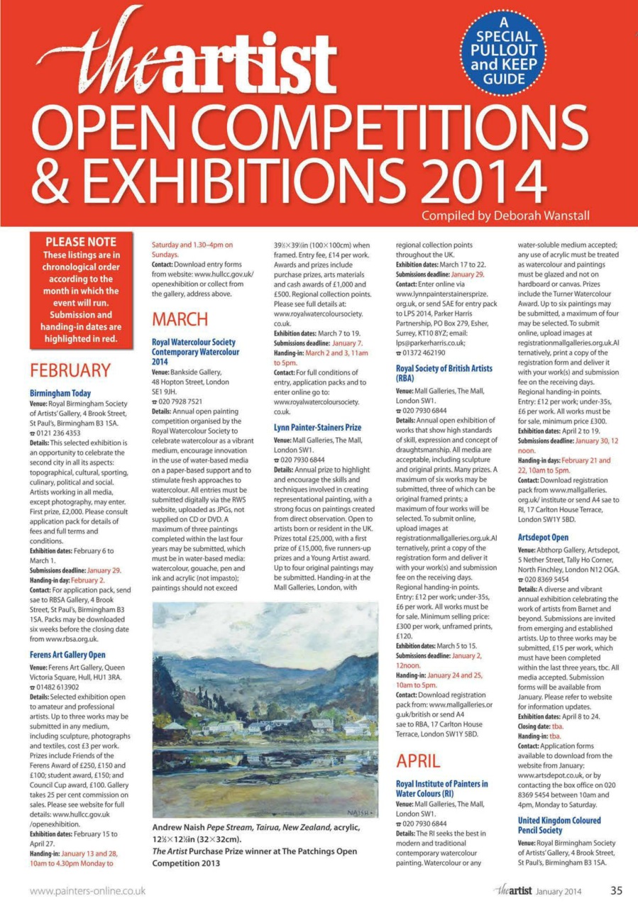 The Artist Preview Pages