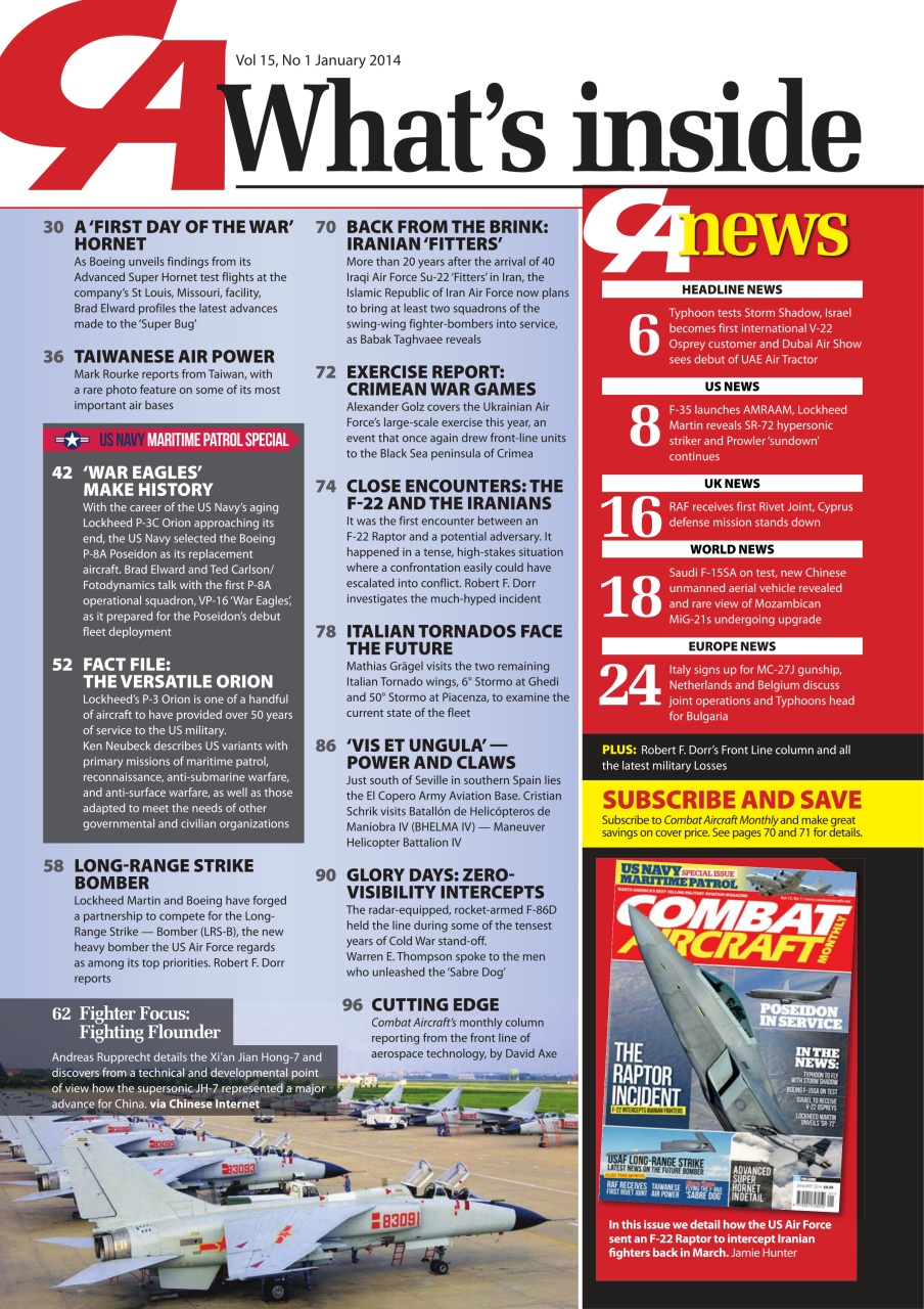 Combat Aircraft Journal Preview Pages