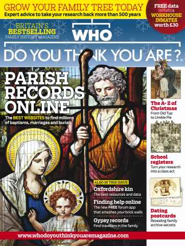 Who Do You Think You Are? issue Christmas 2013