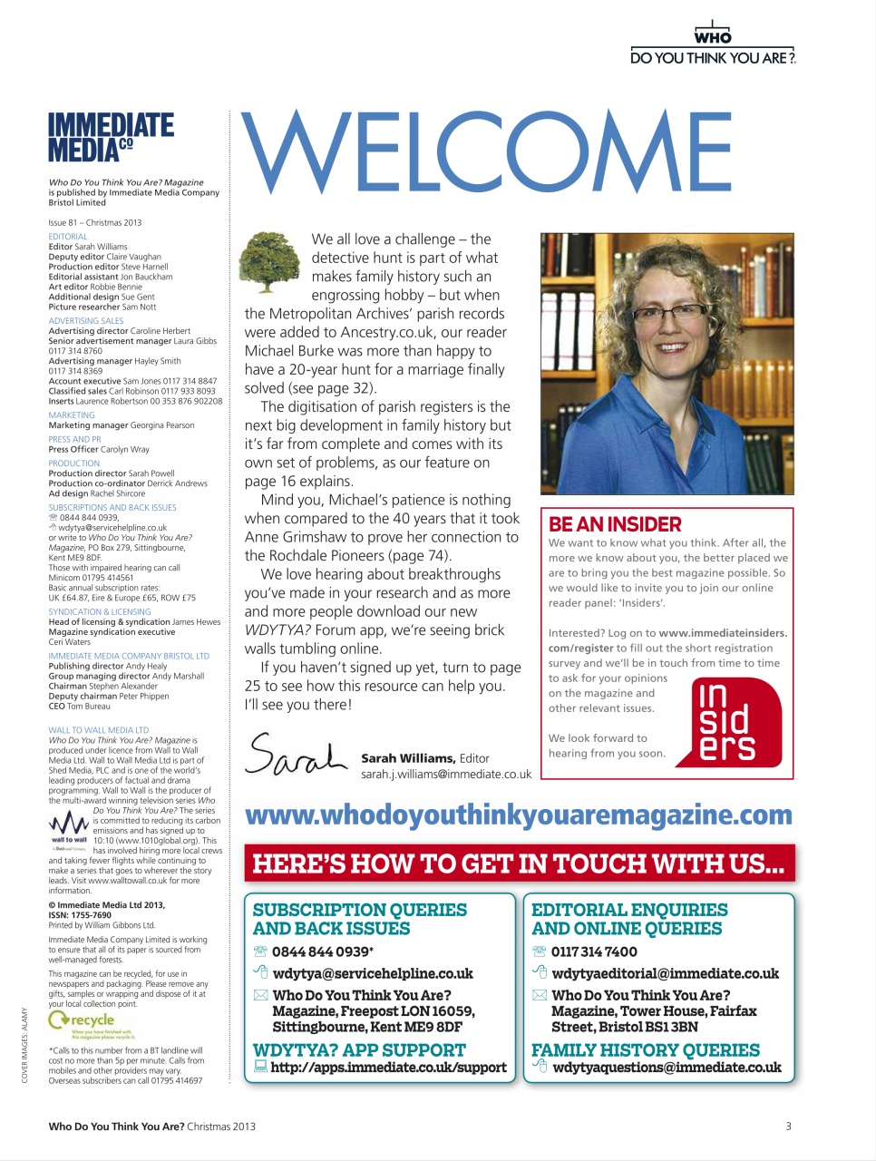 Who Do You Think You Are? Preview Pages