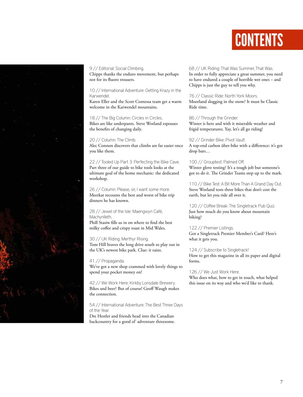 Singletrack Preview Pages