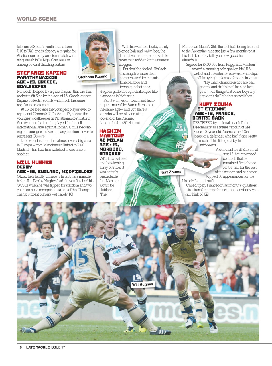 Late Tackle Football Magazine Preview Pages