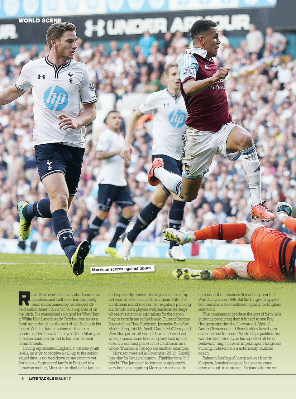 Late Tackle Football Magazine Preview Pages