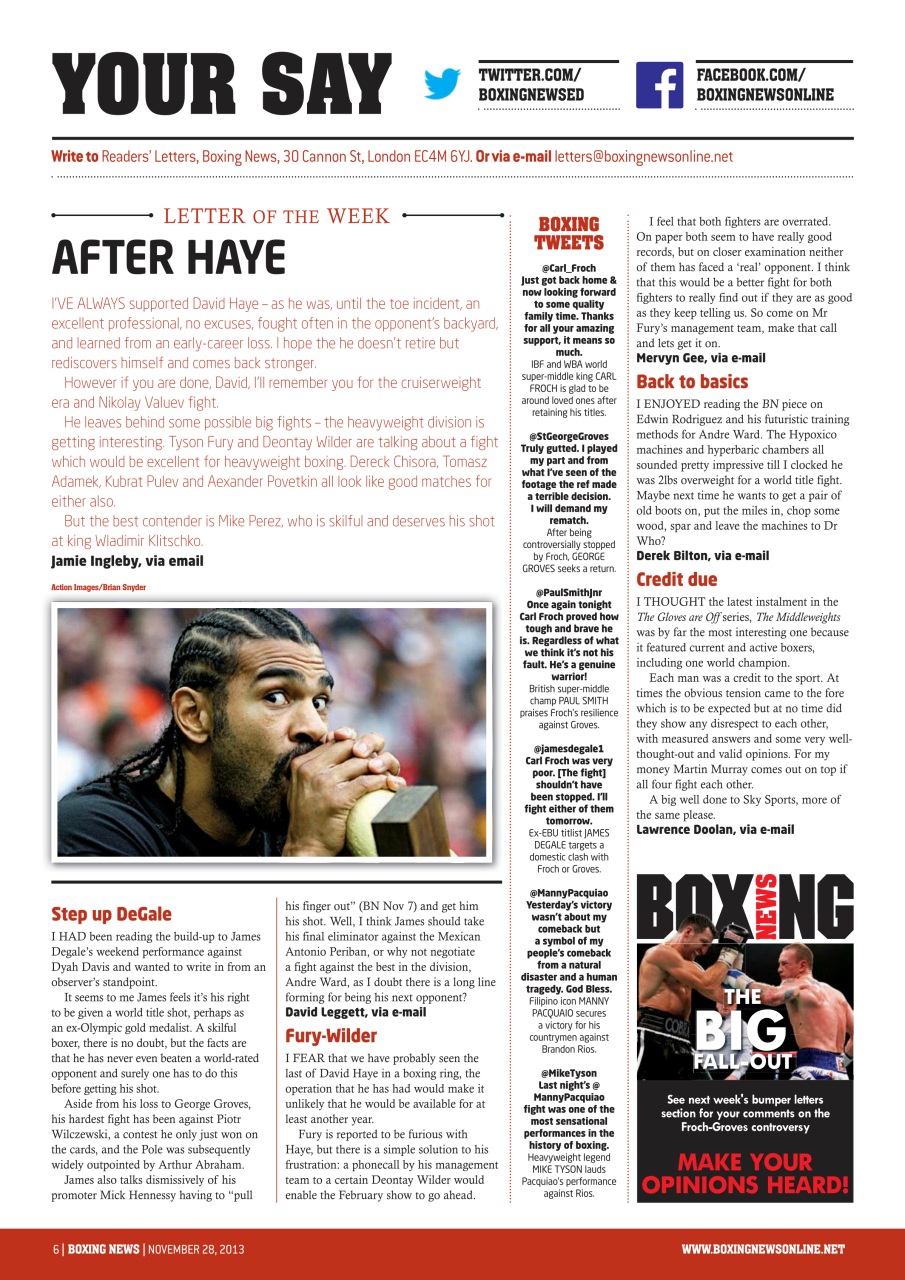 Boxing News Preview Pages