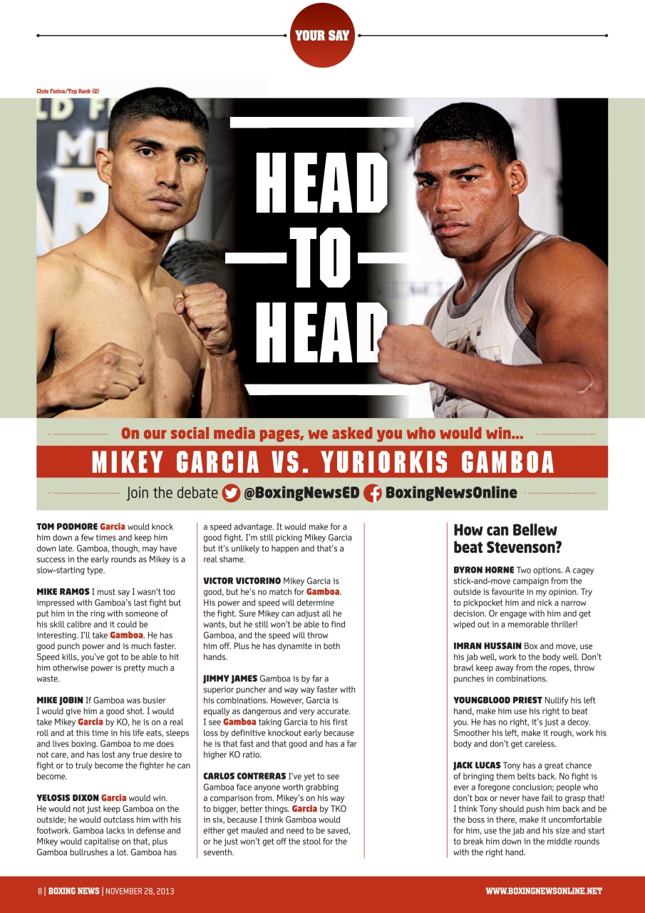 Boxing News Preview Pages
