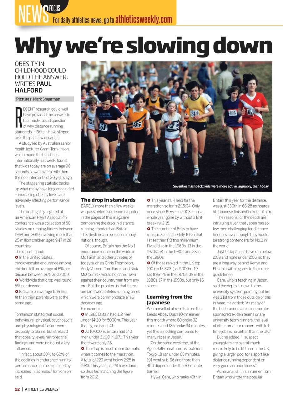 AW – Athletics Weekly Magazine Preview Pages